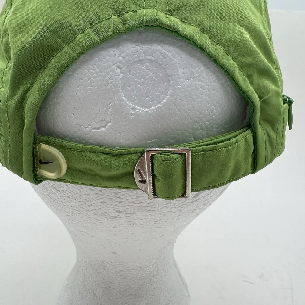Nike Air Max Plus Tn AW84 Cap Green Tuned Air Running Hat Vtg Y2K Zip Pockets